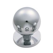 CH6DCP - Carlisle Brass Fingertip Design Ball Knob 30mm Polished Chrome