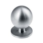 CH6DSC - Carlisle Brass Fingertip Design Ball Knob 30mm Satin Chrome