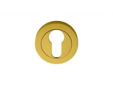 AA1 - Carlisle Brass Manital Euro Profile Escutcheon (Concealed Fix) Polished Brass