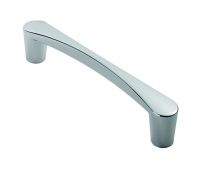 FTD3150BCP - Carlisle Brass Fingertip Design Venturi D Handle (160mm c/c) 182mm Polished Chrome