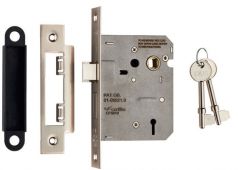 LSE5325SN - Carlisle Brass Eurospec Easi-T 3 Lever Sashlock 64mm Residential Satin Nickel