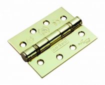 HIN1433/13EBP - Carlisle Brass Eurospec 102mm x 76mm x 3mm Grade 13 Ball Bearing Hinges (120kg) Electro Brass