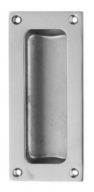 AQ90CP - Carlisle Brass Flush Pull 102 x 45mm Polished Chrome