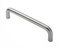 CSD1450SSS - Carlisle Brass Eurospec 19mm Dia D Pull Handle - 450mm c/c Satin Stainless Steel