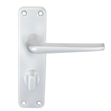 Click Here To Enlarge This Photo Of SAA21WC - Carlisle Brass Eurospec Lever on Backplate Bathroom WC Satin Anodised Aluminium