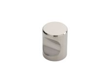 FTD430CPS - Carlisle Brass Fingertip Design Stainless Steel Cylindrical Knob 25mm Polished Stainless Steel