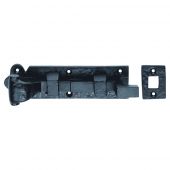 LF5563A - Carlisle Brass Ludlow Foundries Cranked Door Bolt 102mm Antique Black