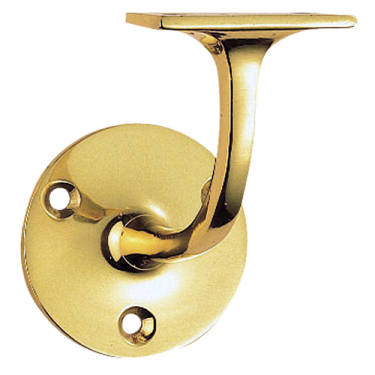 Click Here To Enlarge This Photo Of AA84 - Carlisle Brass Handrail Bracket (Heavyweight) 64mm Polished Brass