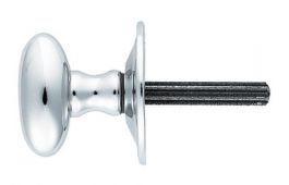 AA33CP - Carlisle Brass Thumbturn to suit Rackbolt (Oval) Hardened Steel Spline Spindle Polished Chrome