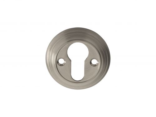 Click Here To Enlarge This Photo Of DK1SN - Carlisle Brass Delamain Escutcheon Euro Profile Satin Nickel