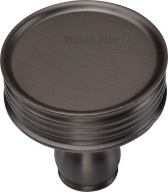 Click Here To Enlarge This Photo Of C4547-MB Heritage Brass Cabinet Knob Venetian Design 32mm Matt Bronze Finish