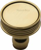 C4547-PB Heritage Brass Cabinet Knob Venetian Design 32mm Polished Brass Finish