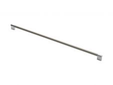 FTD470LSNCP - Carlisle Brass Fingertip Design 13mm Keyhole Handle (576mm c/c) 588mm Satin Nickel/Polished Chrome