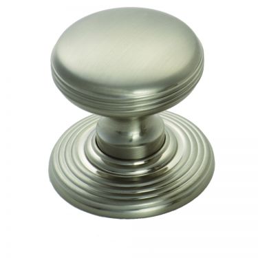 Click Here To Enlarge This Photo Of DK49BSN - Carlisle Brass Delamain Ringed Knob 28mm Satin Nickel