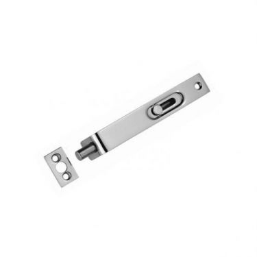 Click Here To Enlarge This Photo Of AA79SC - Carlisle Brass Flush Bolt (Sunk Slide) 102mm Satin Chrome