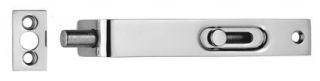AA79CP - Carlisle Brass Flush Bolt (Sunk Slide) 102mm Polished Chrome
