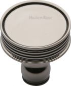 C4547-PNF Heritage Brass Cabinet Knob Venetian Design 32mm Polished Nickel Finish