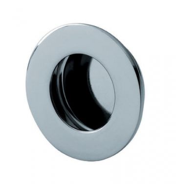Click Here To Enlarge This Photo Of FPH1002BSS - Carlisle Brass Eurospec Circular Flush Pull 48mm Dia. Polished Stainless Steel