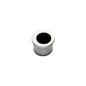 ART56SC - Carlisle Brass Manital (Round) Flush Finger Pull 25 x 23mm Satin Chrome