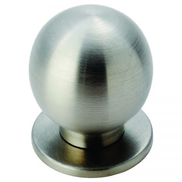 Click Here To Enlarge This Photo Of FTD425ASS - Carlisle Brass Fingertip Design Stainless Steel Ball Knob 25mm Satin Stainless Steel