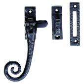 LF5542 - Carlisle Brass Ludlow Foundries Curly Tail Casement Fastener Black Antique