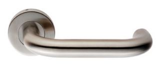 CSL1190SSS - Carlisle Brass Eurospec 19mm Safety Lever on Round Rose (G304) Satin Stainless Steel