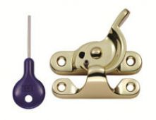 AA40LCK - Carlisle Brass Locking Sash Fastener (Fitch Pattern) Polished Brass
