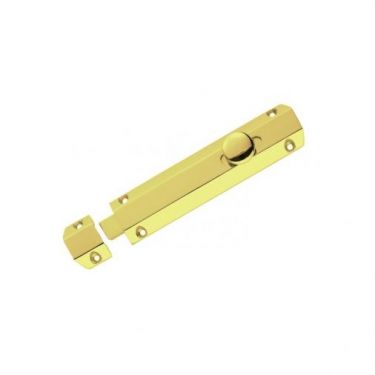 Click Here To Enlarge This Photo Of AQ81 - Carlisle Brass Flat Surface Bolt 102mm Polished Brass