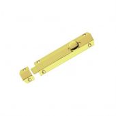 AQ81 - Carlisle Brass Flat Surface Bolt 102mm Polished Brass