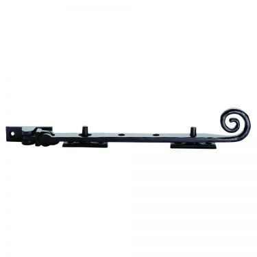 Click Here To Enlarge This Photo Of LF5541A - Carlisle Brass Ludlow Foundries Curly Tail Casement Stay 200mm Black Antique