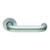 LRS4001SAA - Carlisle Brass Eurospec 19mm Dia Safety Lever on Rose - Satin Anodised Aluminium