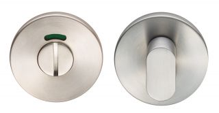 CST1018SSS - Carlisle Brass Eurospec Stainless Steel WC Thumbturn & Coin Release c/w Spare Non-Indicator Rose Satin Stainless Steel