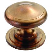 FTD1275ABR - Carlisle Brass Fingertip Design Solid Bronze Cottage Knob 38mm
