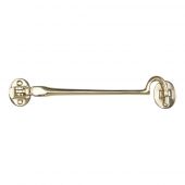 AA63 - Carlisle Brass Heavyweight Cabin Hook (Silent Pattern) 202mm Polished Brass