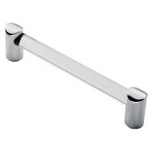 FTD685CACC - Carlisle Brass Fingertip Design 16mm Clear Acrylic Bar Handle (160mm c/c) 180mm Clear Acrylic