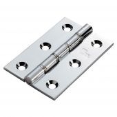 HDSW2CP - Carlisle Brass Double Steel Washered Butt Hinges 102mm x 67mm x 2.2mm Polished Chrome