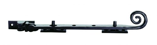 Click Here To Enlarge This Photo Of LF5541C - Carlisle Brass Ludlow Foundries Curly Tail Casement Stay 300mm Black Antique