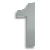 NUM10171SSS - Carlisle Brass Eurospec Numeral '1' (178mm) Concealed Pin Fix (Grade 316) Satin Stainless Steel