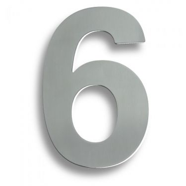 Click Here To Enlarge This Photo Of NUM10176/9SSS - Carlisle Brass Eurospec Numeral '6/9' (178mm) Concealed Pin Fix (Grade 316) Satin Stainless Steel