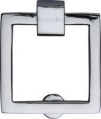 C6311-PC Heritage Brass Square Drop Pull Polished Chrome Finish
