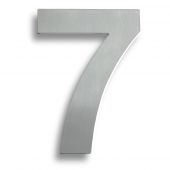 NUM10177SSS - Carlisle Brass Eurospec Numeral '7' (178mm) Concealed Pin Fix (Grade 316) Satin Stainless Steel