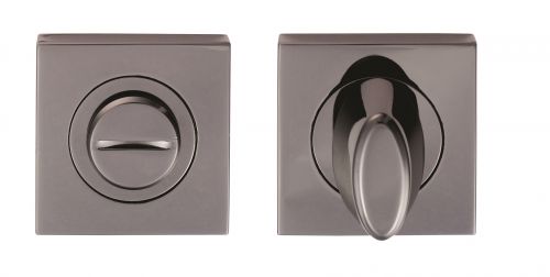 Click Here To Enlarge This Photo Of SZM004SQBN - Carlisle Brass Serozzetta Turn & Release on Square Rose (Concealed Fix) Black Nickel