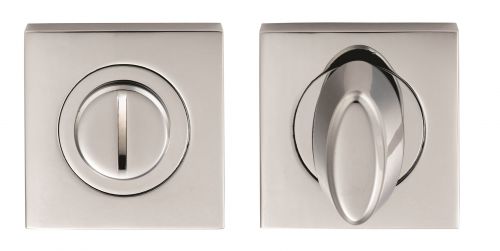 Click Here To Enlarge This Photo Of SZM004SQCP - Carlisle Brass Serozzetta Turn & Release on Square Rose (Concealed Fix) Polished Chrome