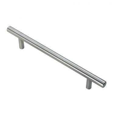 Click Here To Enlarge This Photo Of FTD410ASS - Carlisle Brass Fingertip Design 10mm Stainless Steel T-Bar Handle (96mm c/c) 146mm Satin Stainless Steel