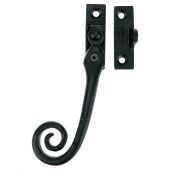 LF1006LH - Carlisle Brass Ludlow Foundries Locking Casement Fastener c/w Key - Left Hand Black Antique