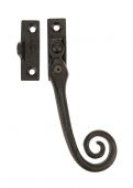 LF1006RH - Carlisle Brass Ludlow Foundries Locking Casement Fastener c/w Key - Right Hand Black Antique