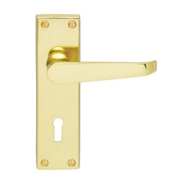 Click Here To Enlarge This Photo Of CBV30 - Carlisle Brass Victorian Lever Lock Furniture (Contract Range) Polished Brass
