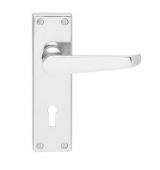 CBV30CP - Carlisle Brass Victorian Lever Lock Furniture (Contract Range) Polished Chrome