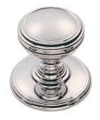DK47DCP - Carlisle Brass Delamain Plain Knob 38mm Polished Chrome