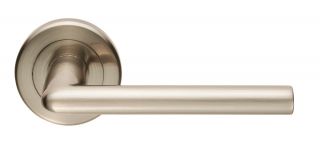 SZR010SN - Carlisle Brass Serozzetta 'Dieci' Lever on Rose Satin Nickel
